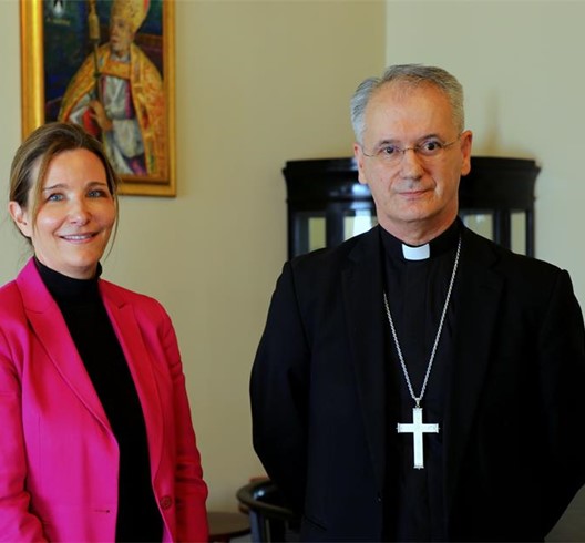 Nadbiskup Kutleša primio švicarsku veleposlanicu u Republici Hrvatskoj